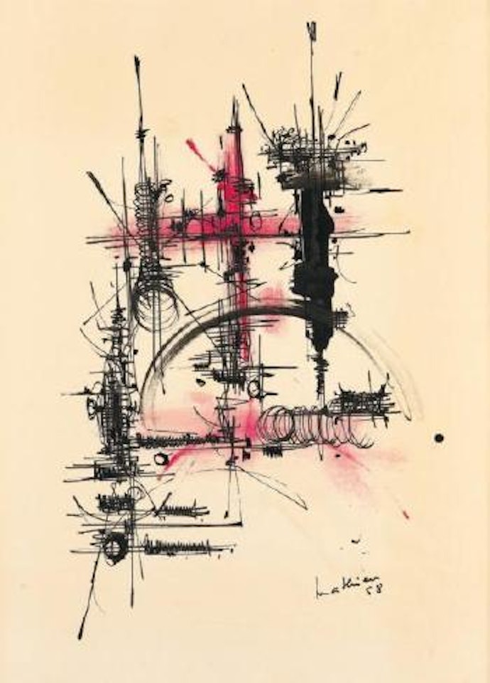 Composition by Georges Mathieu