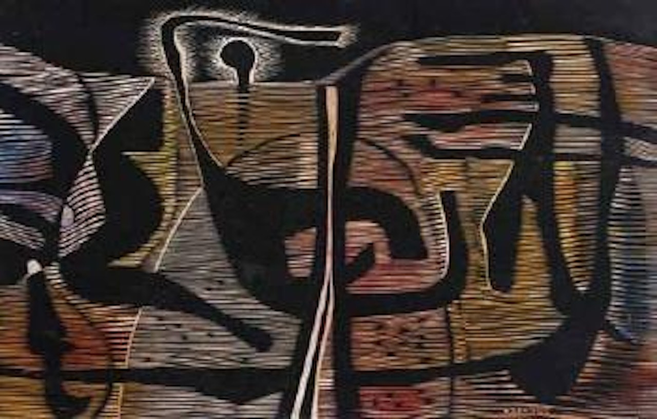 Dancing figures by Cecil Skotnes