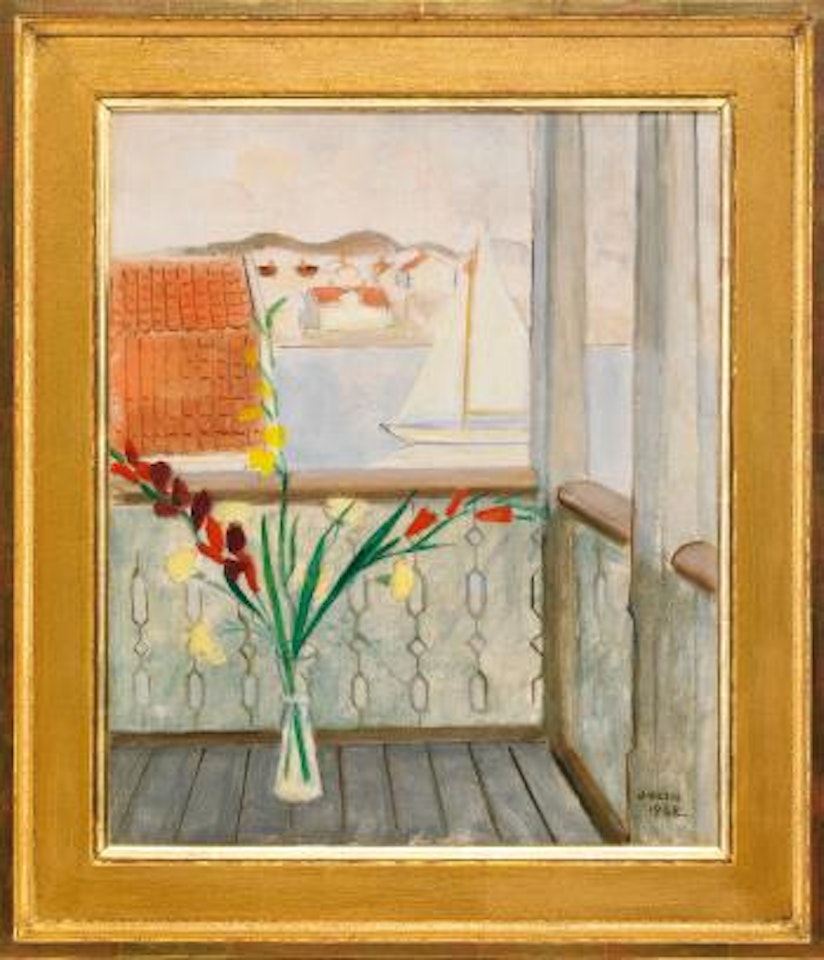 Utsikt från verandan by Einar Jolin