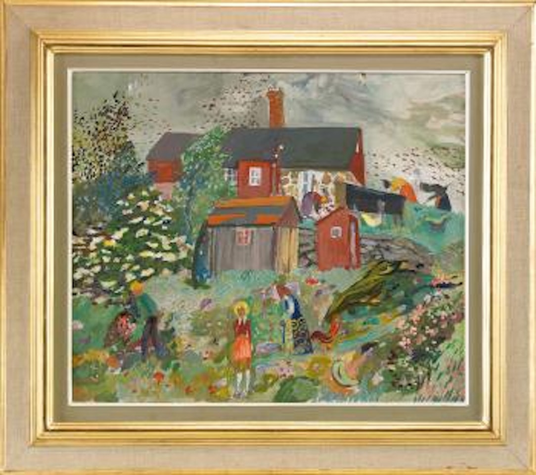 Hos Charlotta - motiv från Söndrum by Sven Erixson
