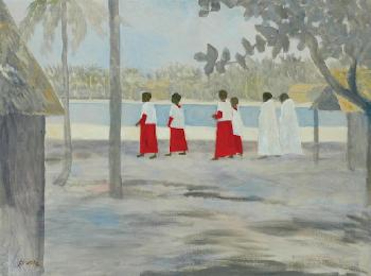 Island procession by Ray Austin Crooke