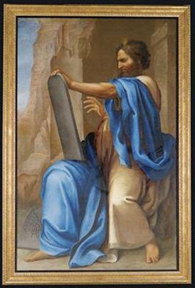 Moses with the Tablets of the Law by French School
