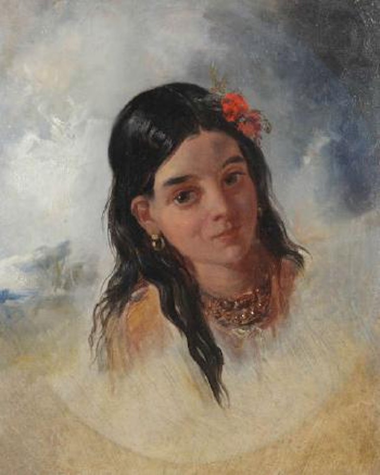 Study of an Indian girl by George Chinnery