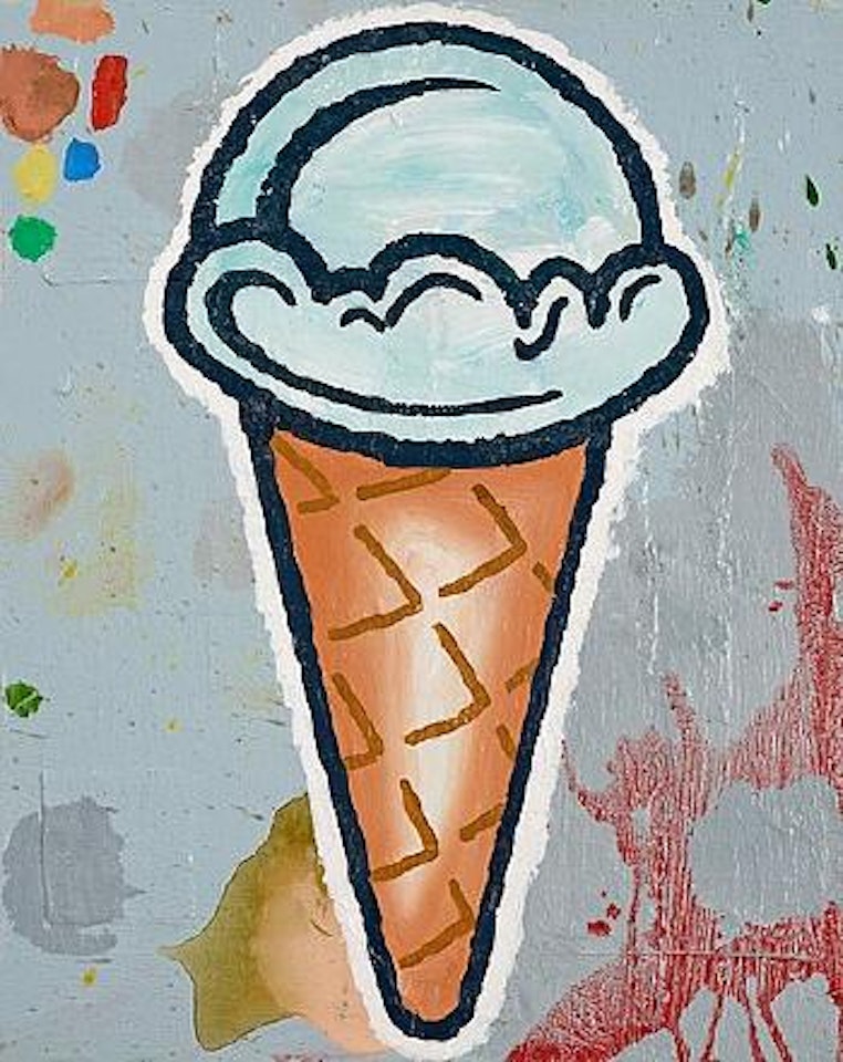 Study after 29 Burton Street by Donald Baechler