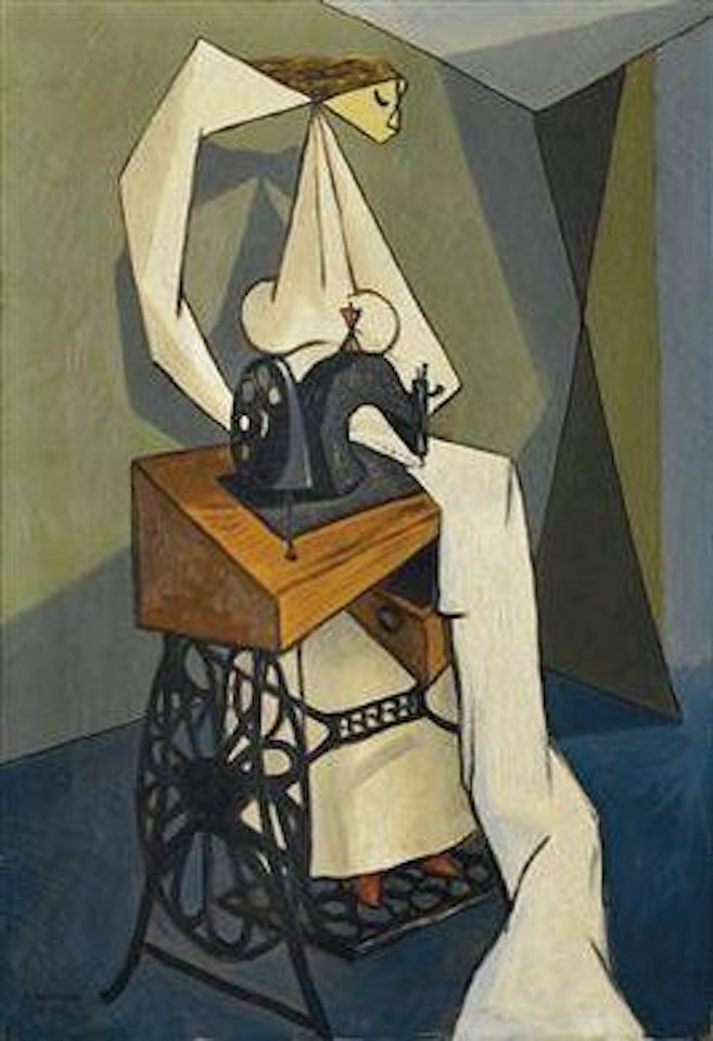 La couturière by Oscar Dominguez