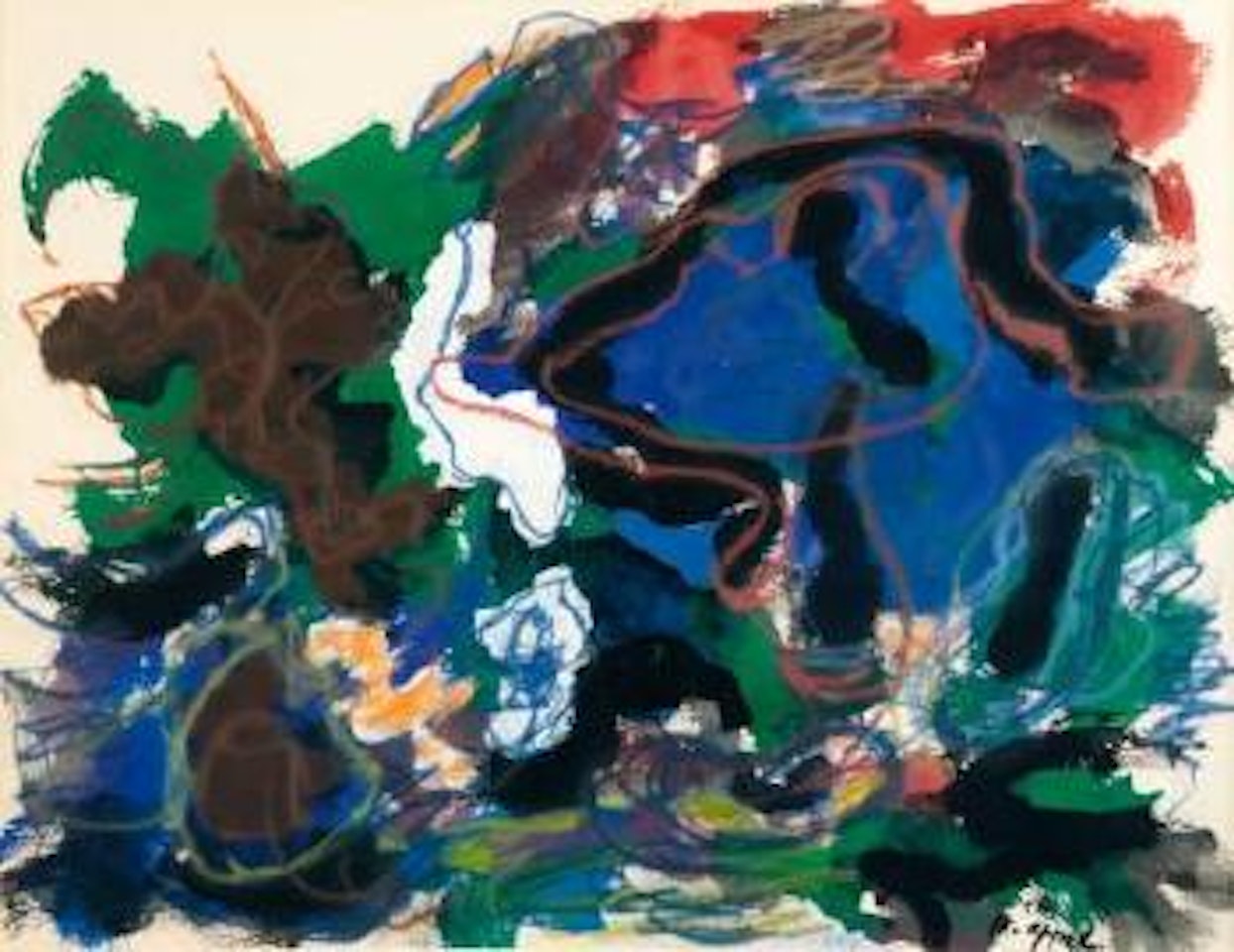 Composition by Karel Appel