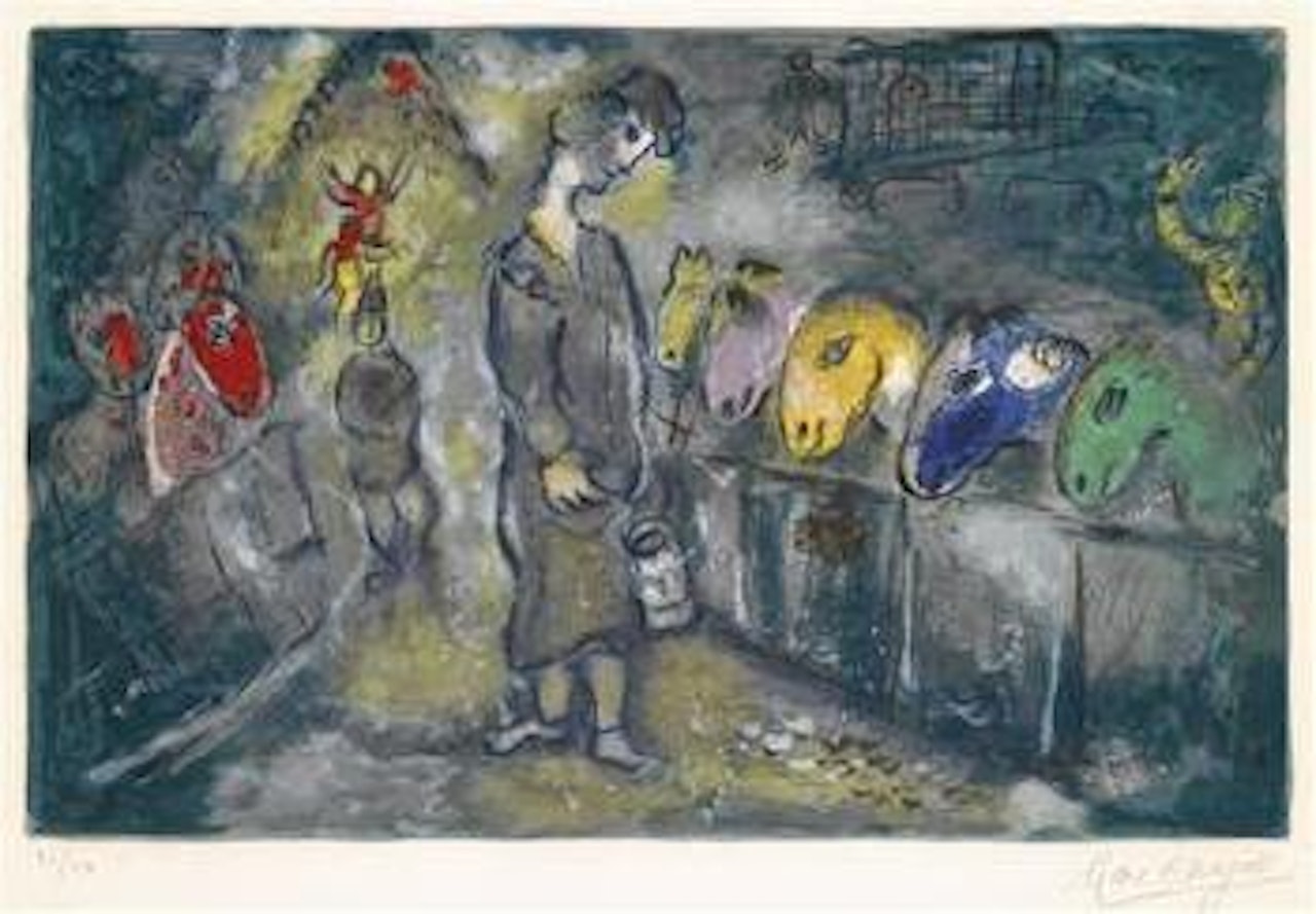 The horses by Marc Chagall