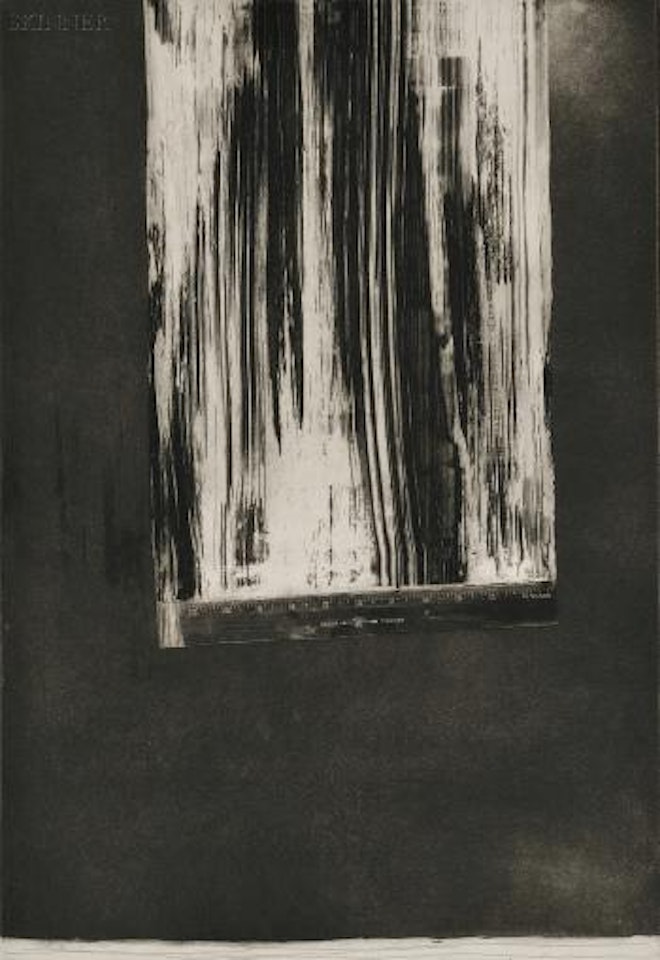Untitled (ruler) II by Jasper Johns