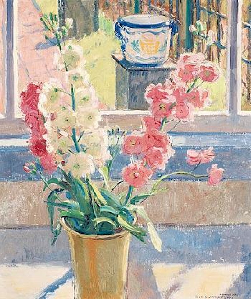 Still life with stock by Olle Hjortzberg