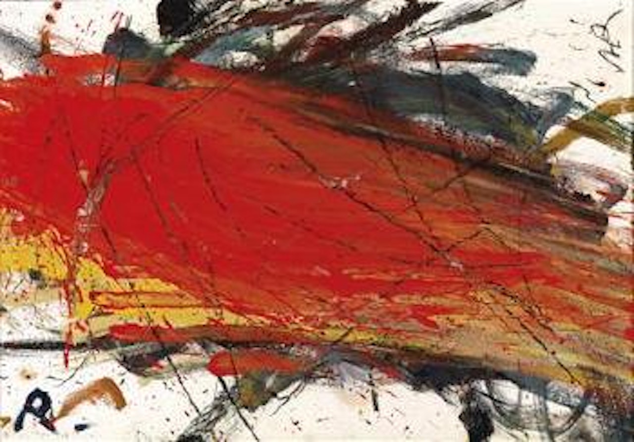 Prometheus auf der Flucht by Arnulf Rainer