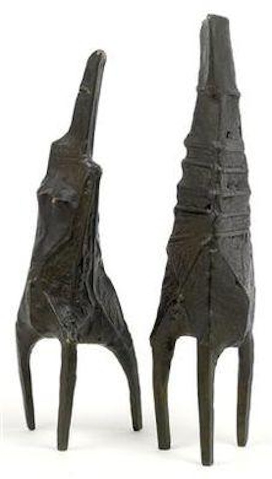 Maquette I, two standing figures by Lynn Chadwick
