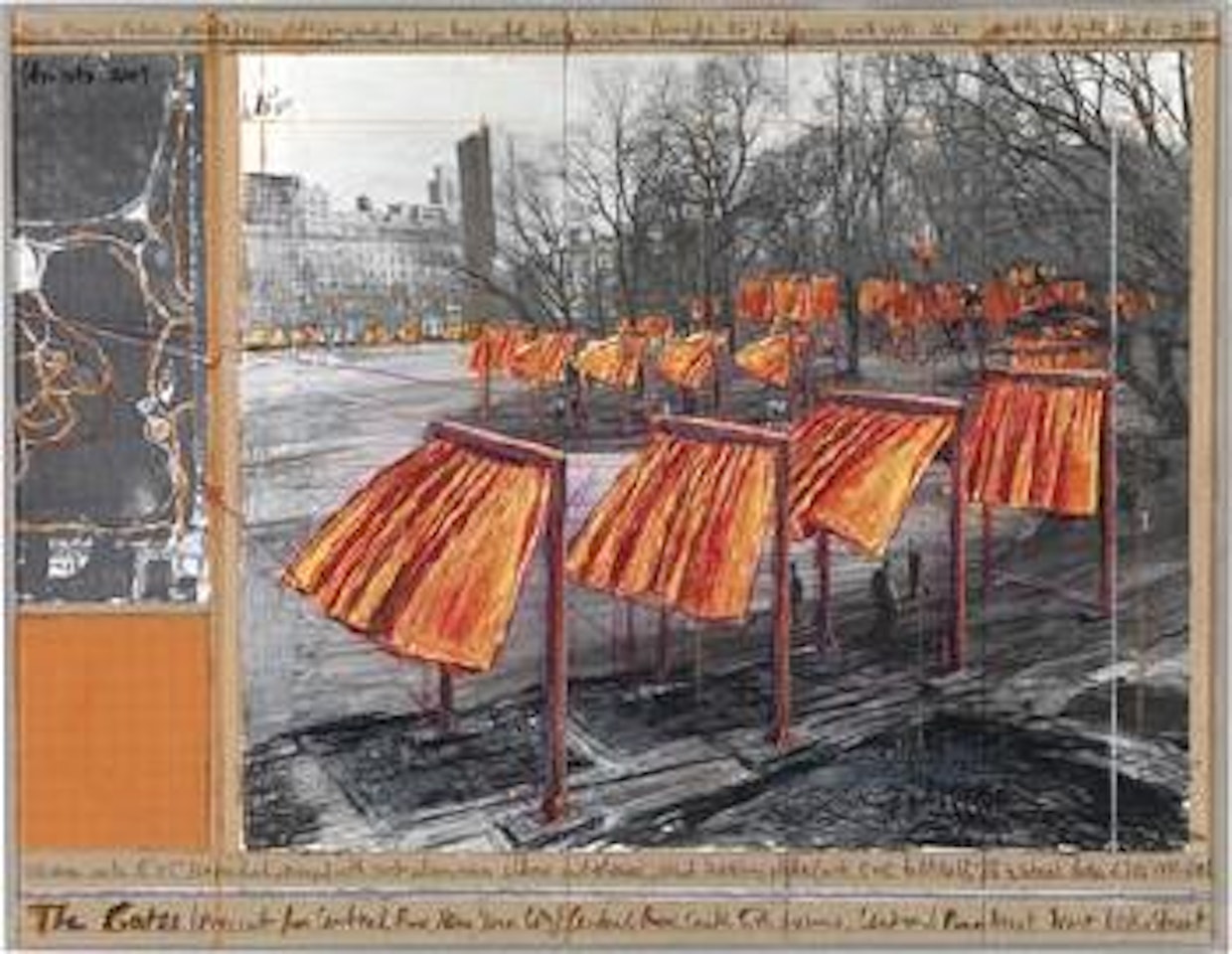 The gates (Project for Central Park New York City) by Christo