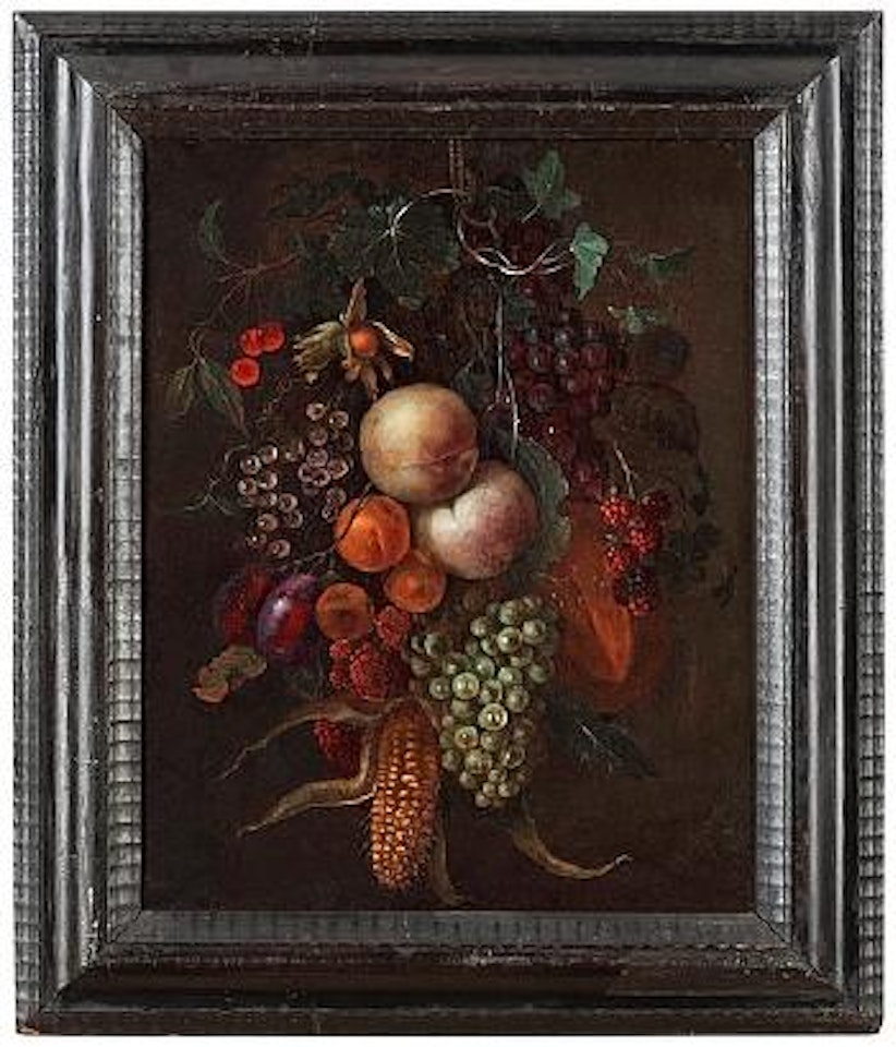 Still life with fruit and vegetable by Cornelis de Heem