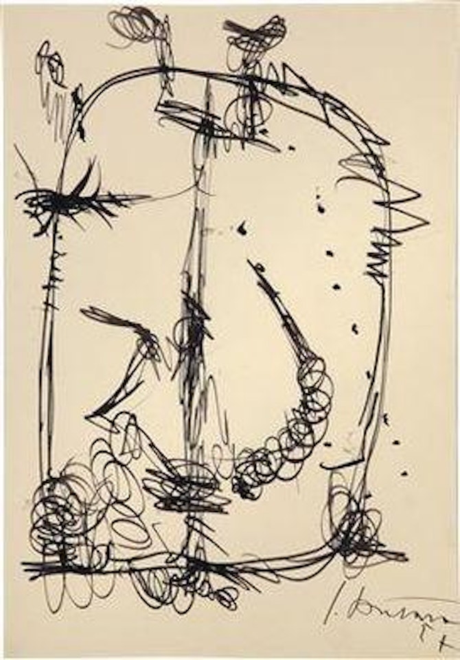 Concetto spaziale by Lucio Fontana