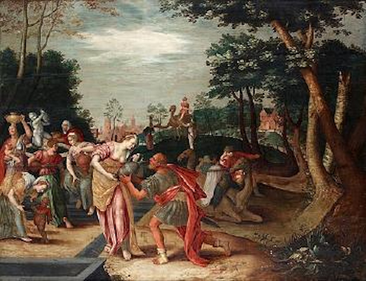 Rebecca by the well by Flemish School