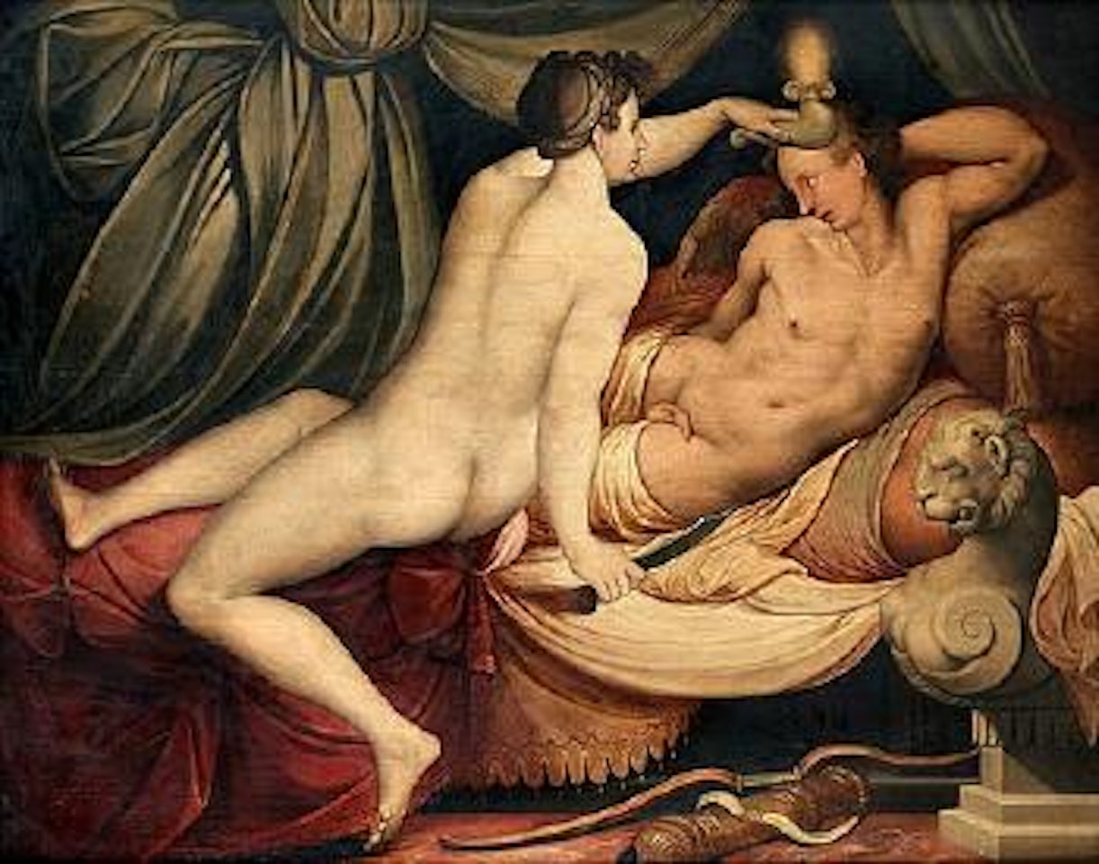 Amour and Psyche by Flemish School