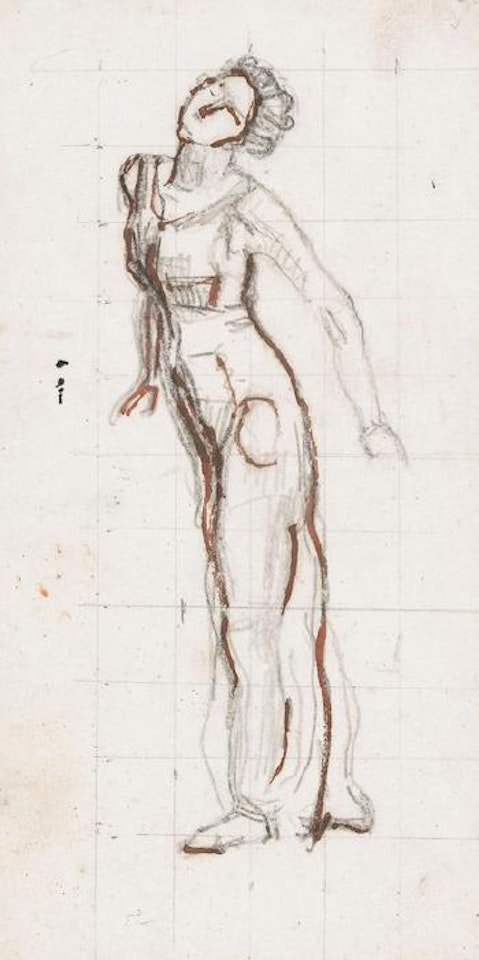 Studie zu 'Blick in die Unendlichkeit' by Ferdinand Hodler