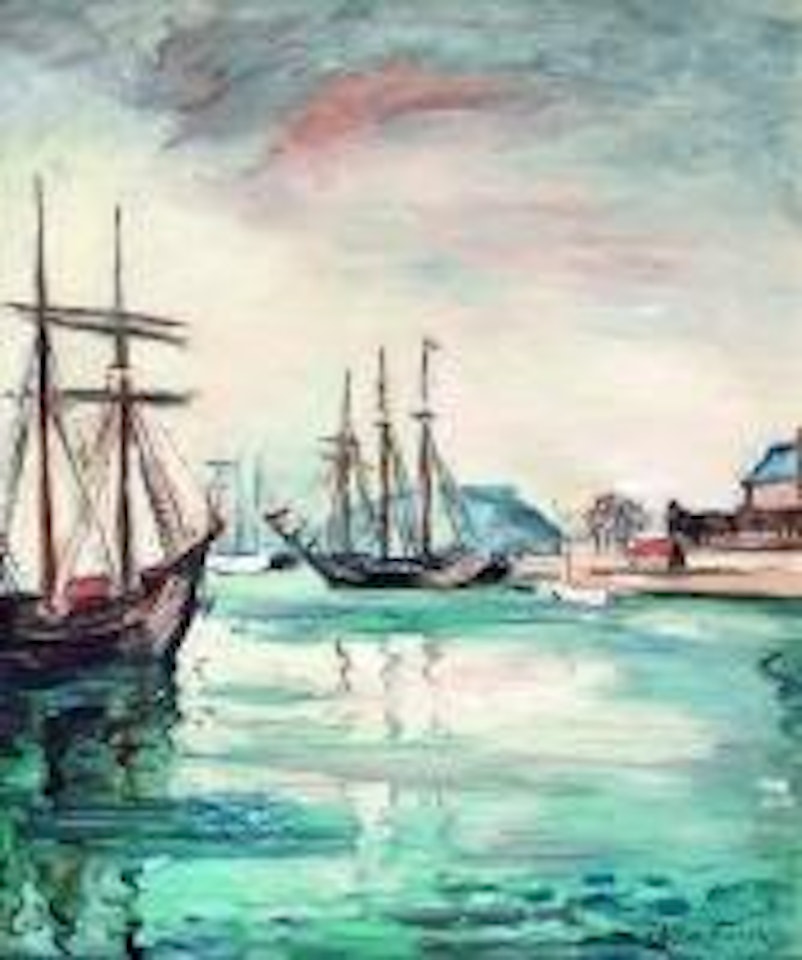 L'entrée du port de Honfleur by Othon Friesz