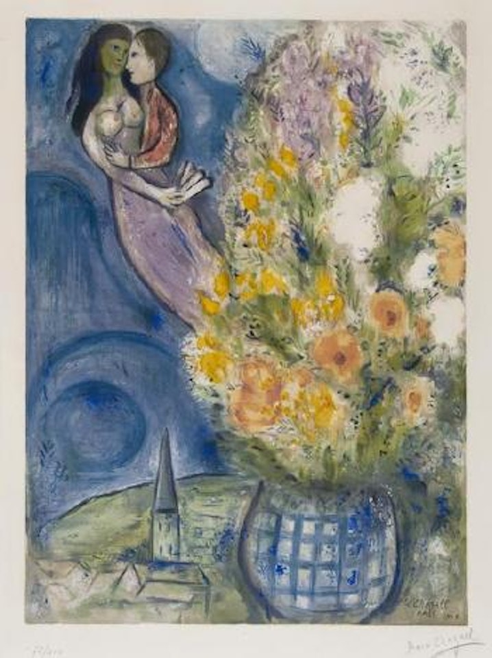 Les coquelicots by Marc Chagall