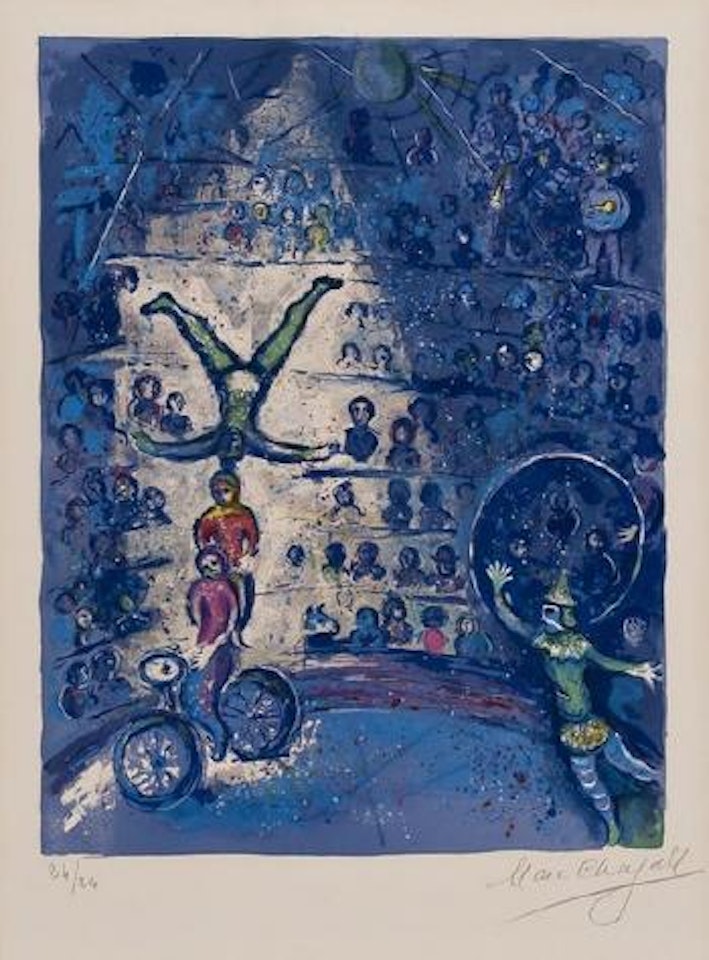Le cirque by Marc Chagall