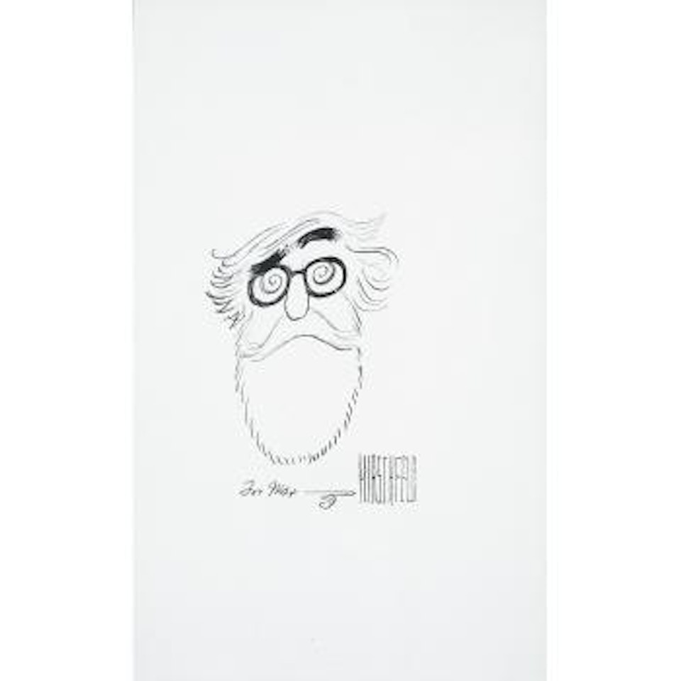 Self portrait by Al Hirschfeld