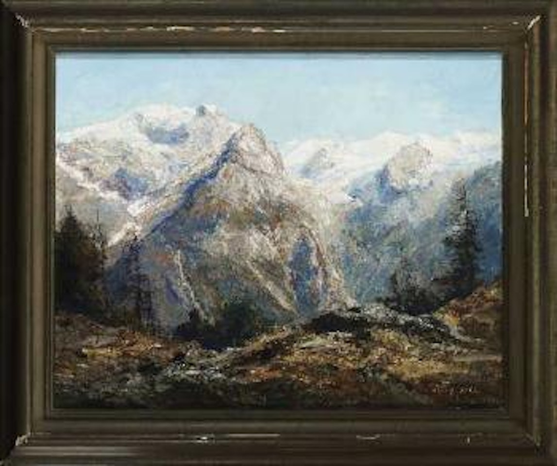 Hochgebirgslandschaft by Otto Pippel