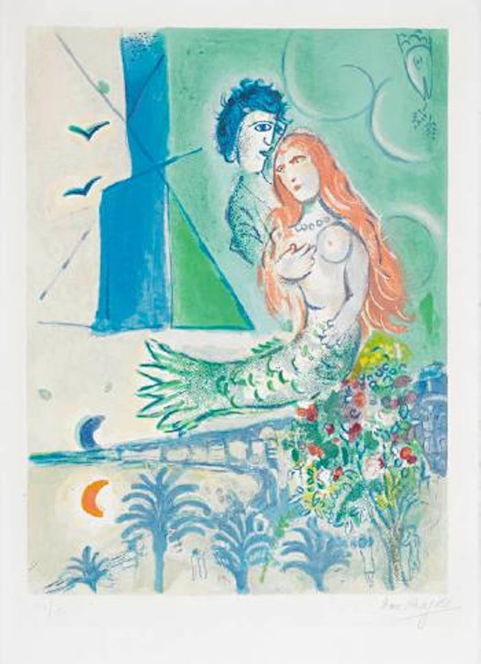 Sirène au poète by Marc Chagall