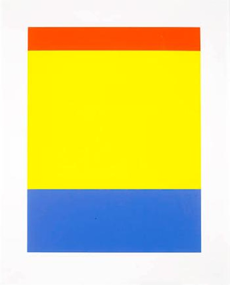 Red yellow blue by Ellsworth Kelly