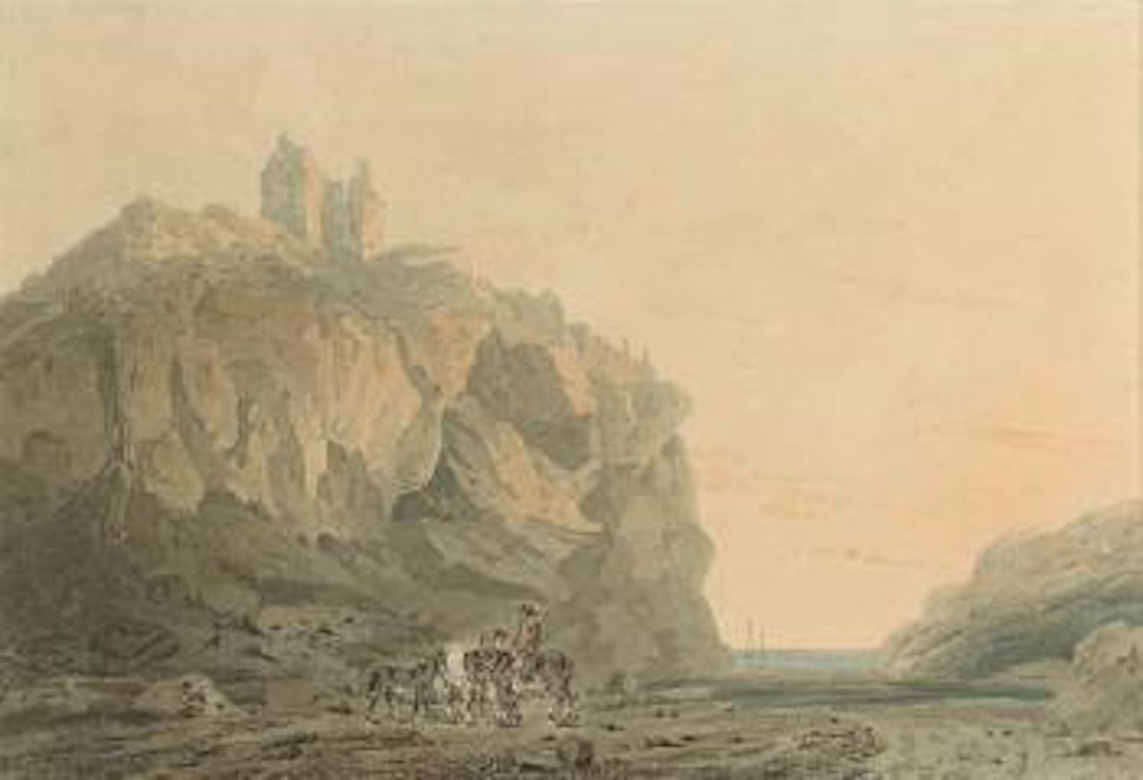 Dunotter Castle, Kincardineshire by Joseph Mallord William Turner