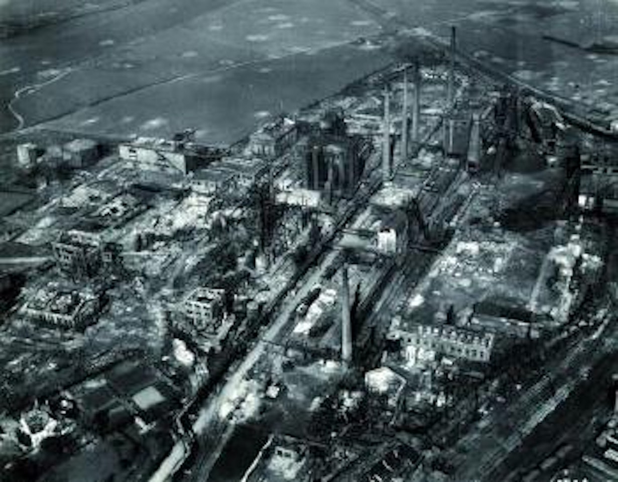 Ruins from WWII bombings by Margaret Bourke-White