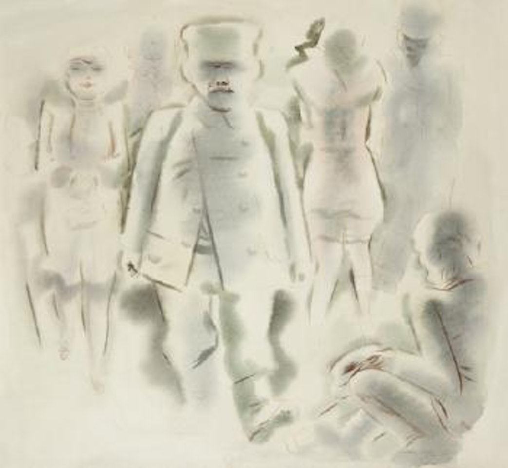 Scène de rue à Berlin by George Grosz
