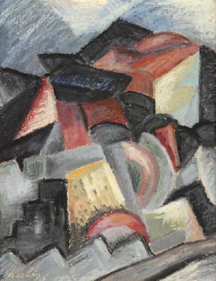 Paysage cubiste by Auguste Herbin