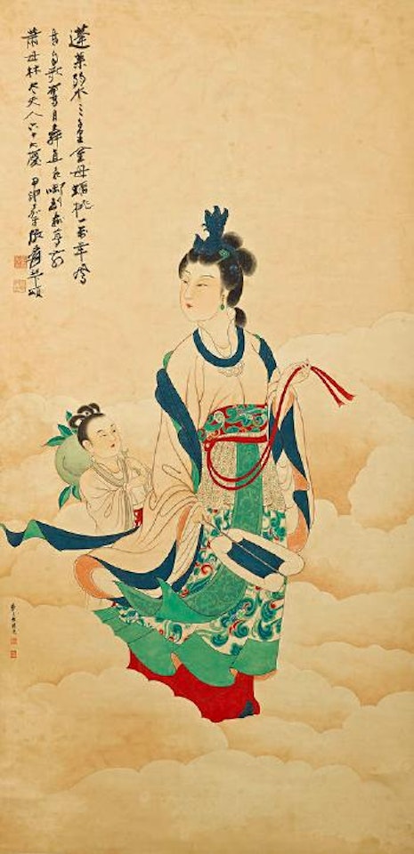 Queen Mother of the West by Zhang Daqian
