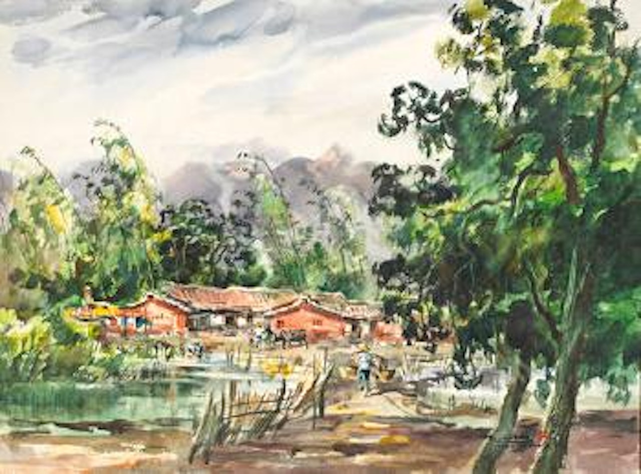 Farm Houses by Ran In-Ting (Lan Yinding)