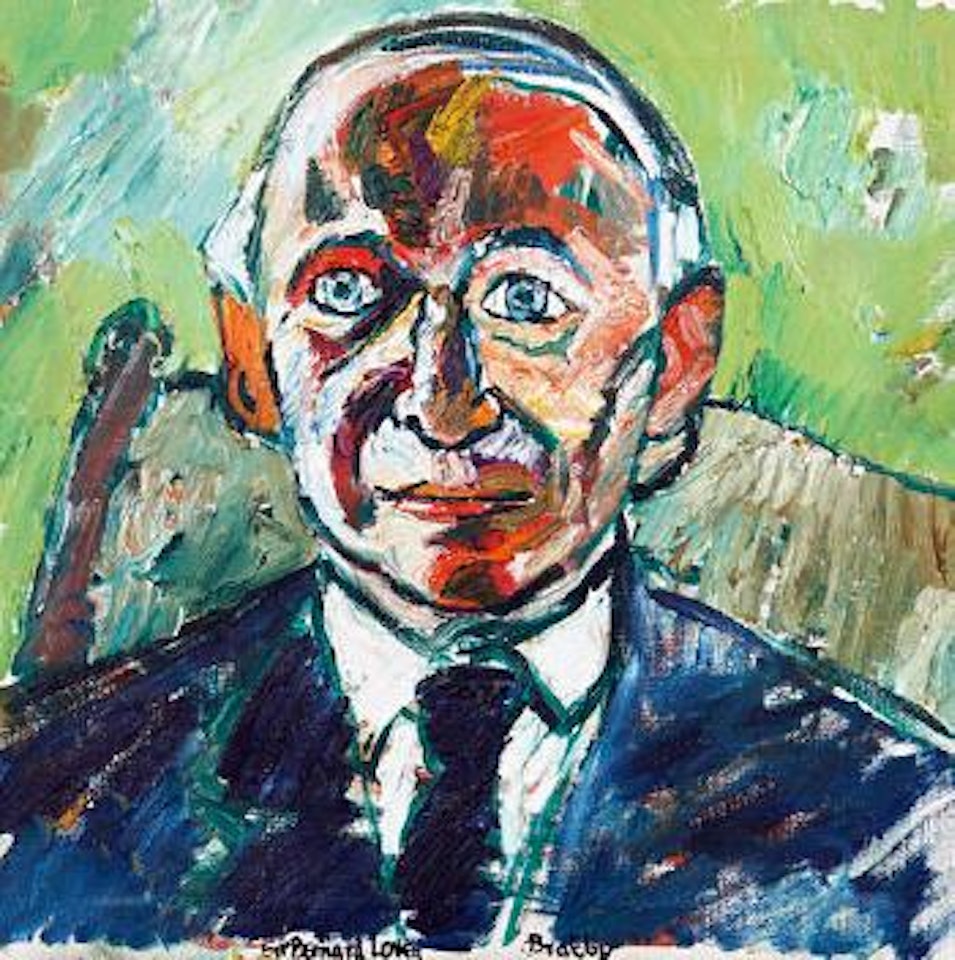 Portrait of Sir Bernard Lovell by John Bratby