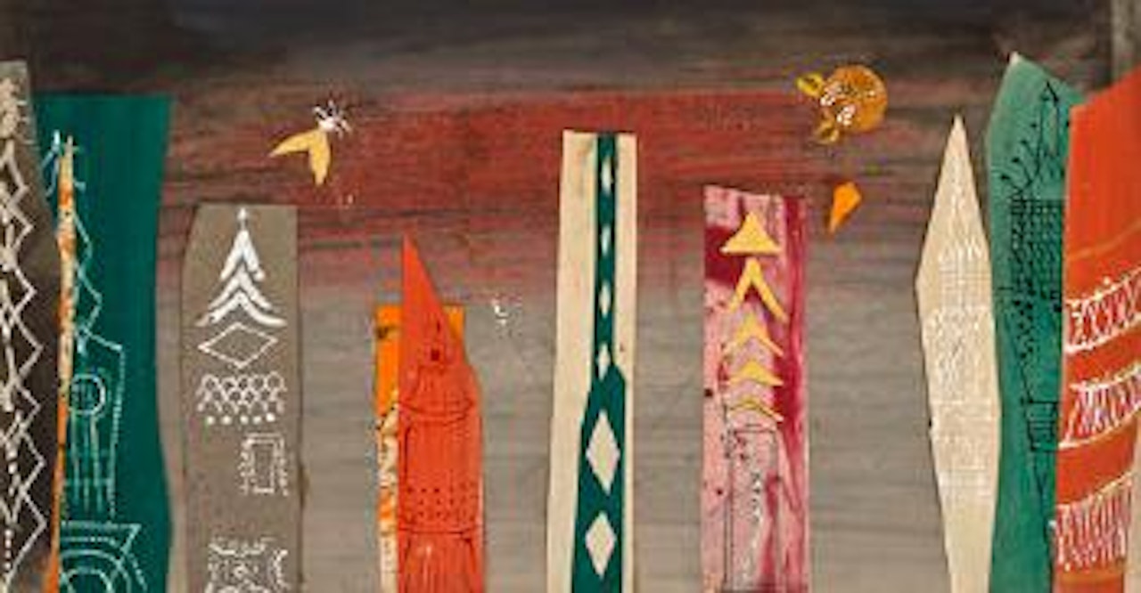 Set design for The Prince of the Pagodas by John Piper