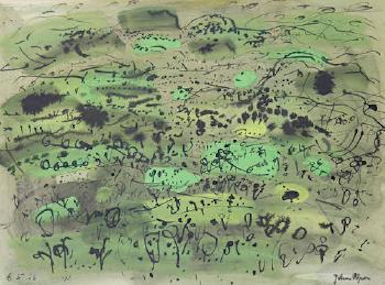 Abstract landscape by John Piper
