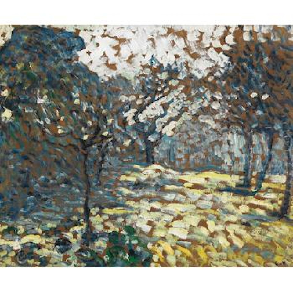 Early spring in a garden by Louis Valtat