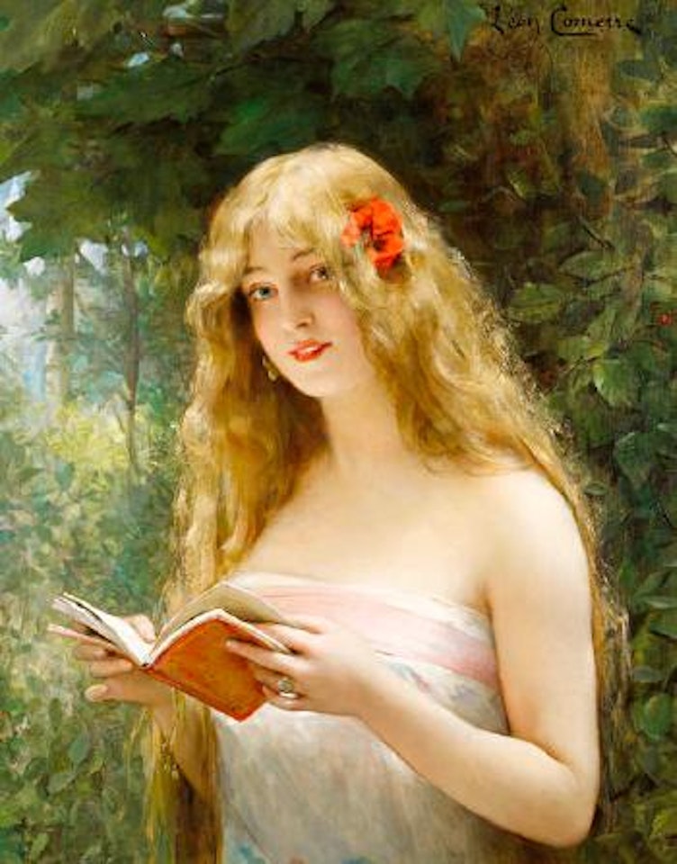La belle liseuse by Leon Comerre