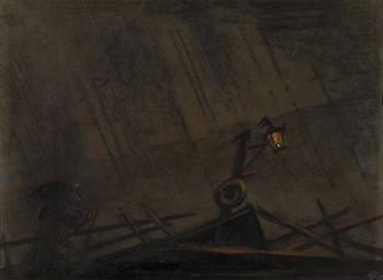 Illustration for Dostoevsky's, The Possessed by Mstislav Valerianovich Dobuzhinsky