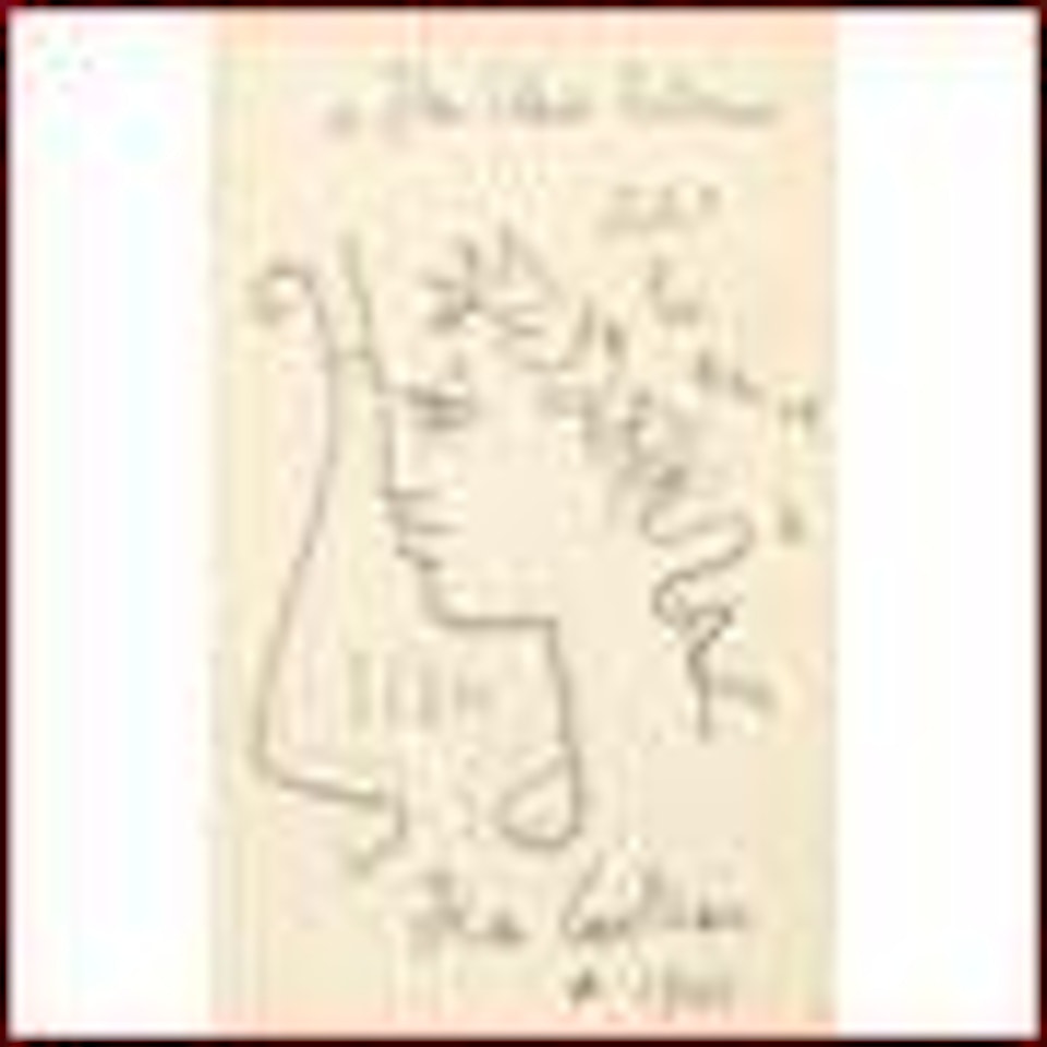 Profil à la harpe by Jean Cocteau