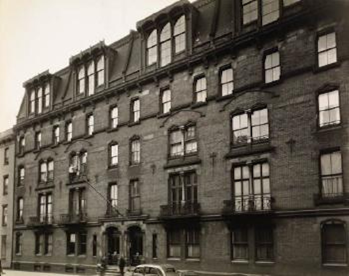 Oldest apartment house in New York City, 142 East 18th Street by Berenice Abbott