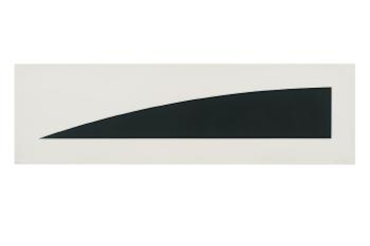 Large black curve by Ellsworth Kelly