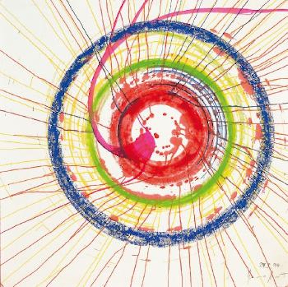 Ohne Titel (Spiral Drawing) by Damien Hirst