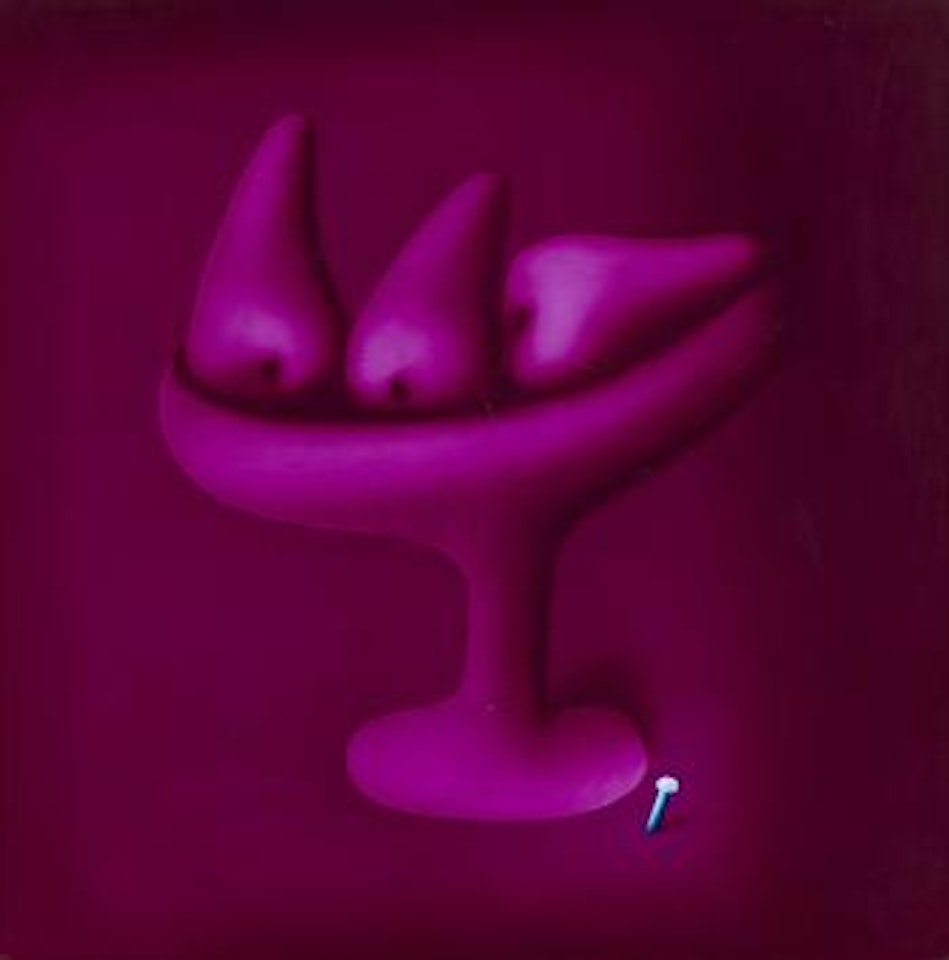 Vase with pears by Oleg Tselkov