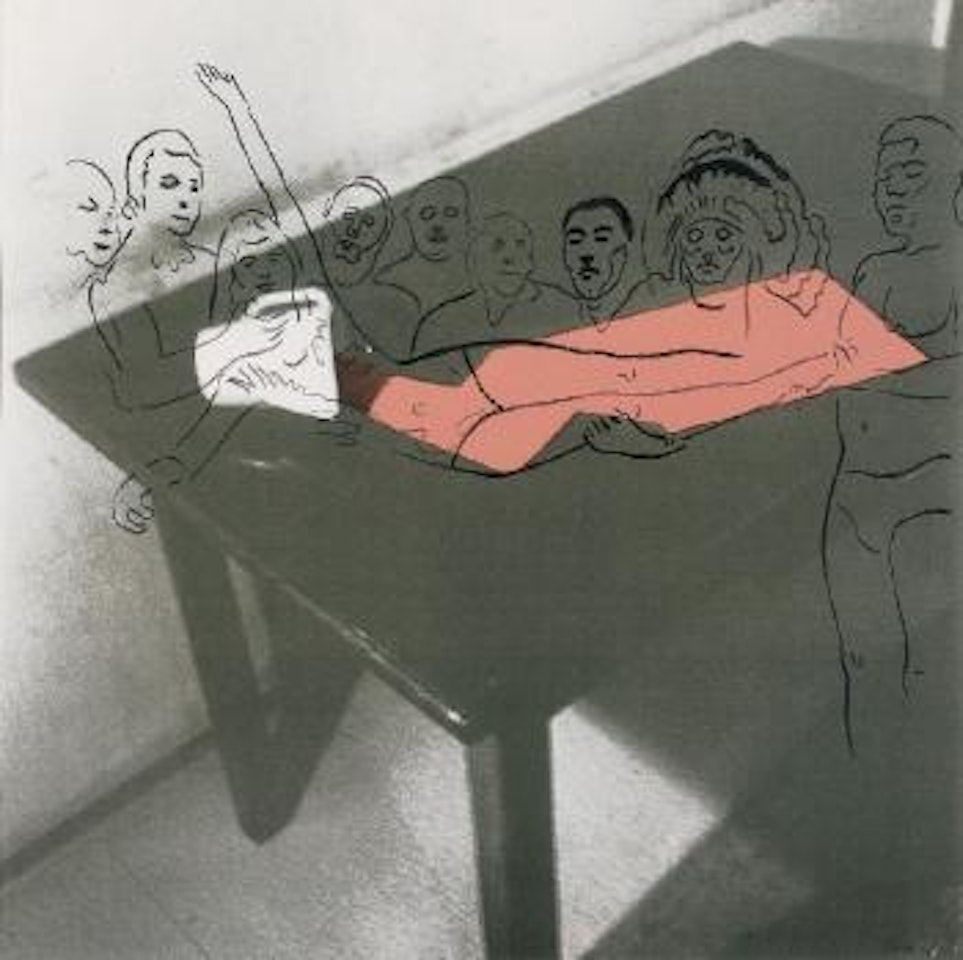 Tisch mit umgekippter Kanne II by Sigmar Polke