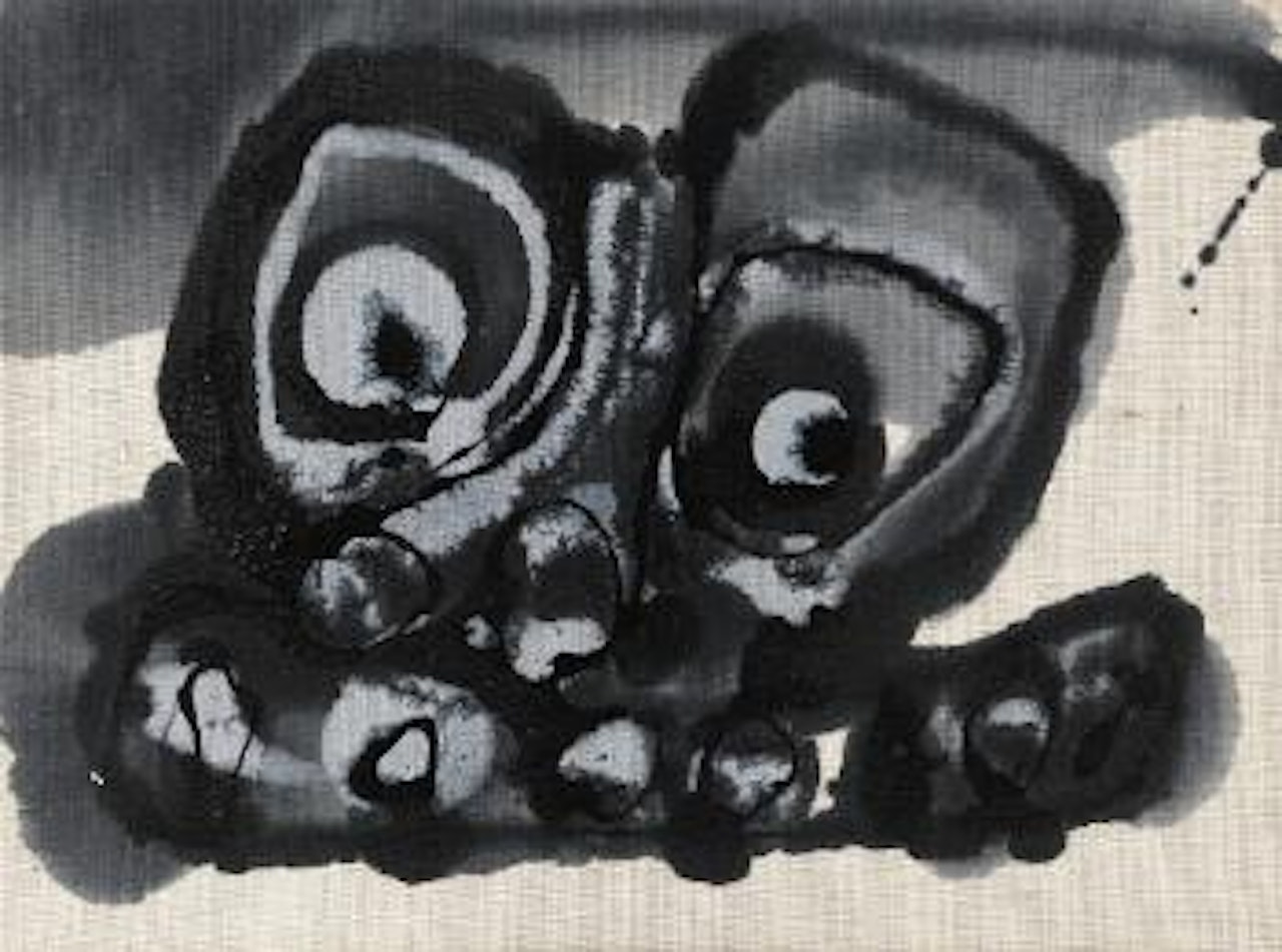 Ohne Titel (Visage) by Antonio Saura
