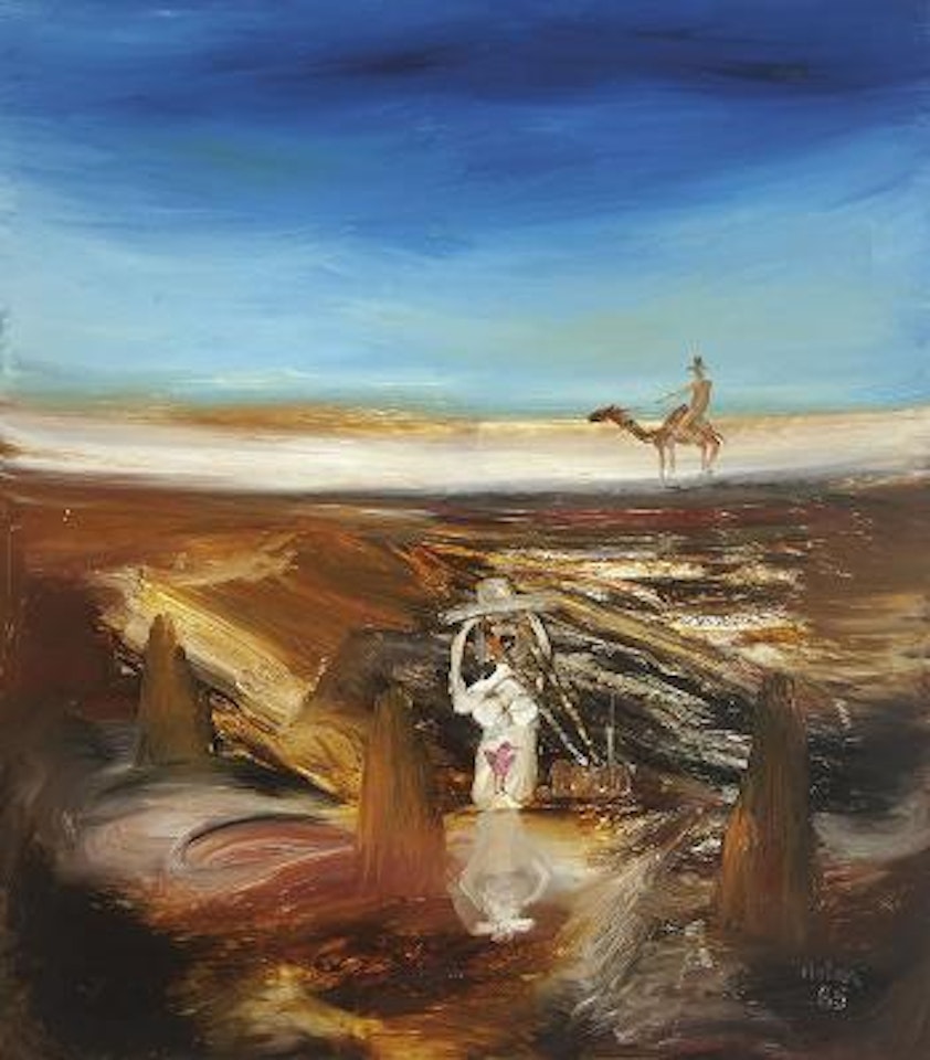 Action Burke and Wills by Sidney Nolan
