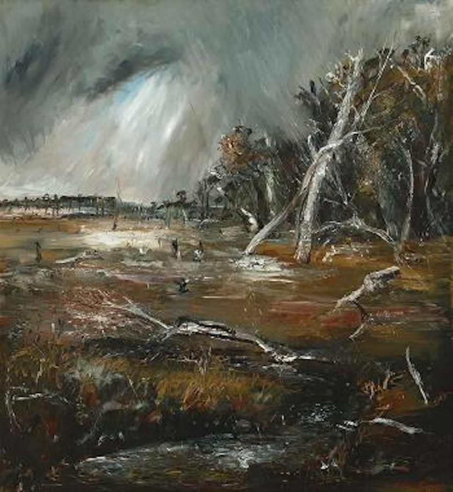 Stormy landscape by Arthur Merric Bloomfield Boyd