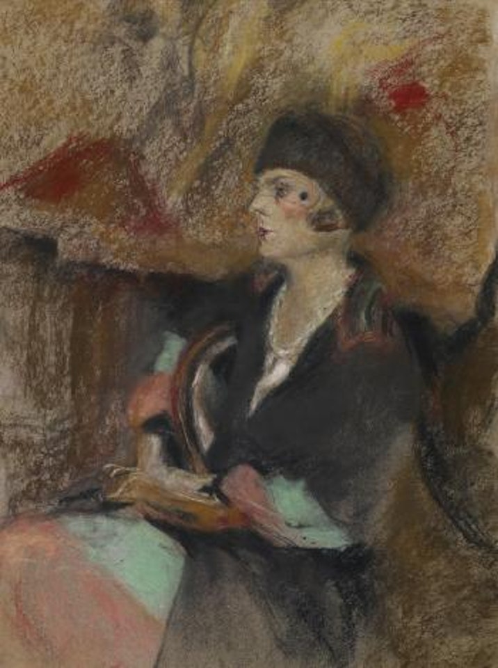 Portrait de femme assise (Annette Salomon) by Édouard Vuillard